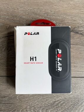 NWT Polar H1 Heart Rate Sensor Monitor Black M-XXL (92053169) Chest Strap